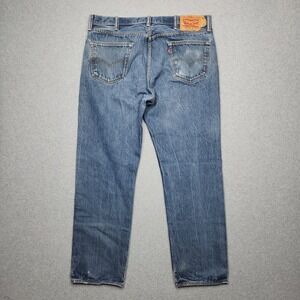 Levis 501xx Jeans 36x30 (Tagged 38x34) Blue Classic Original Straight Button Fly